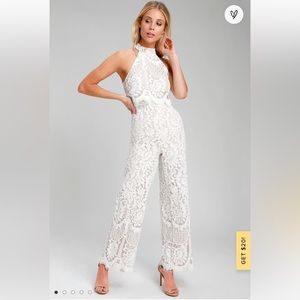 White Lulus Jumpsuit